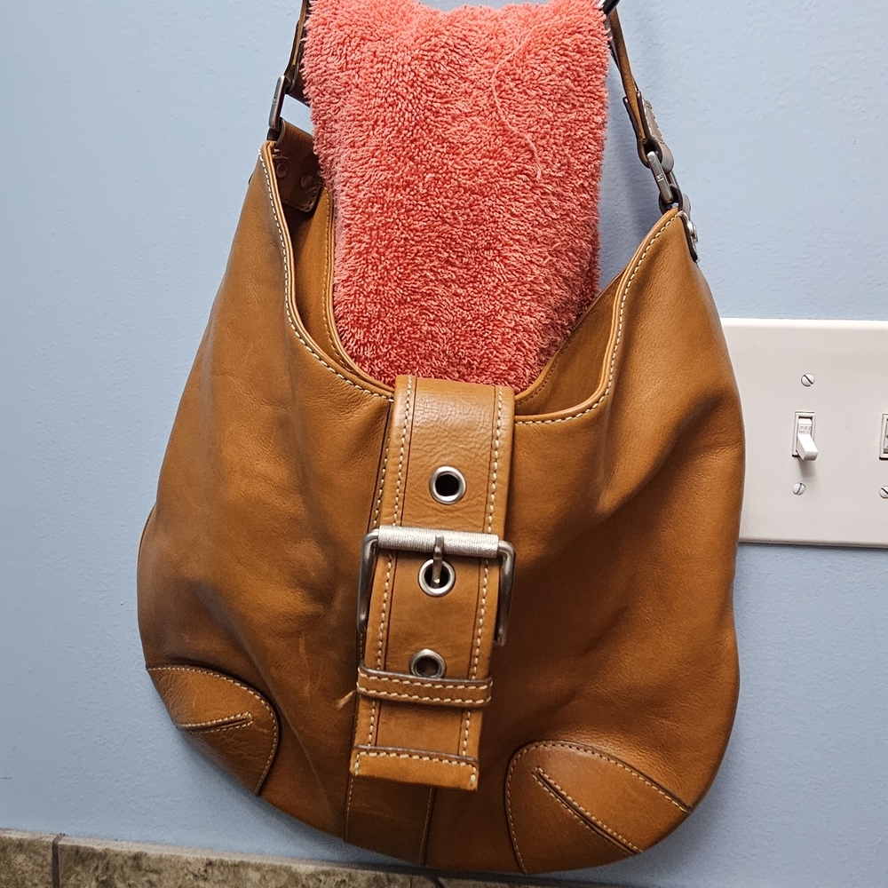 MICHAEL Michael Kors Tan Leather Hobo Bag